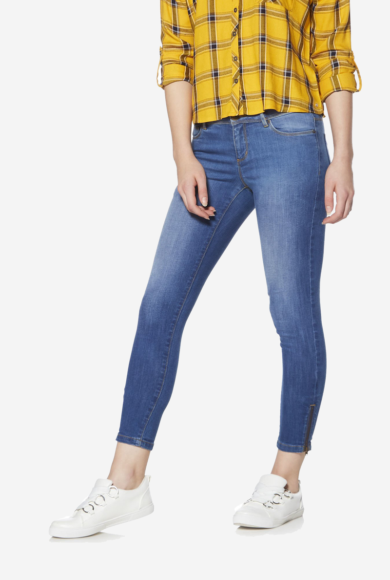 Nuon Blue Cropped Jeans