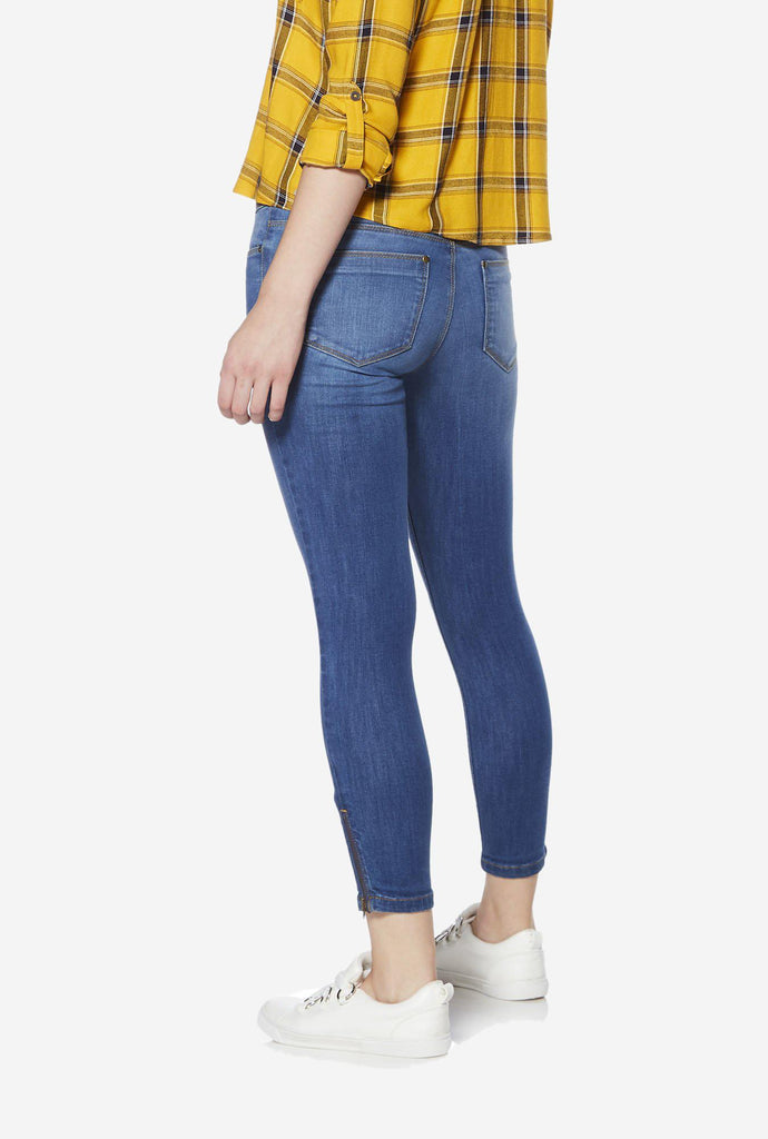 Nuon Blue Cropped Jeans