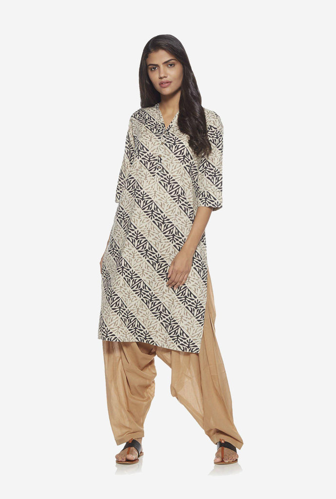 Utsa Beige Solid Salwar