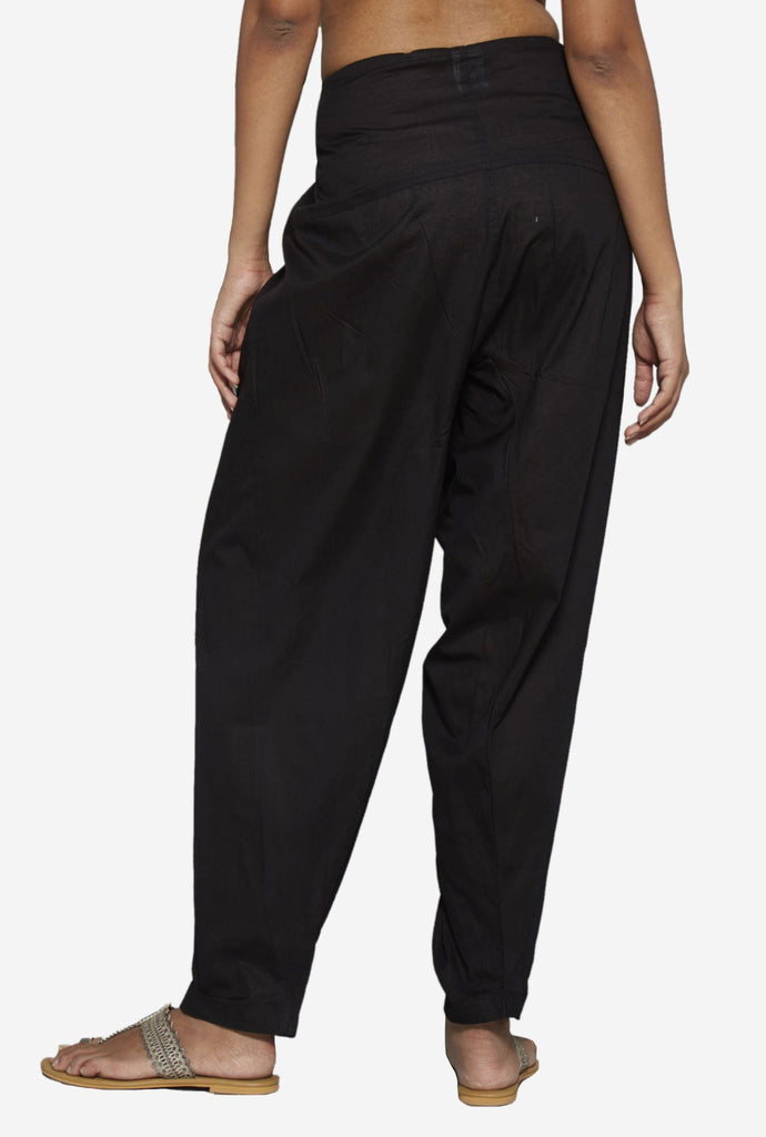 Utsa Black Solid Salwar