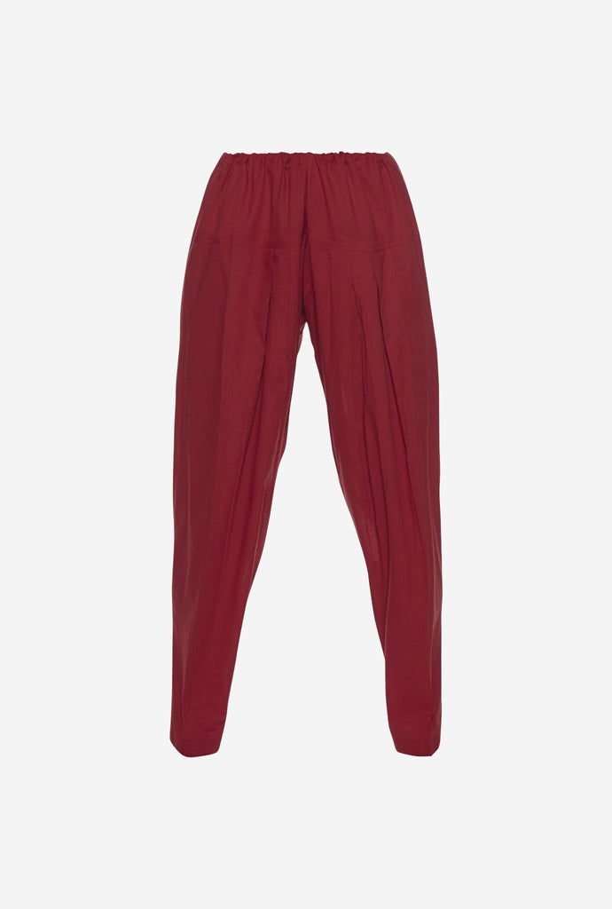 Utsa Maroon Solid Salwar