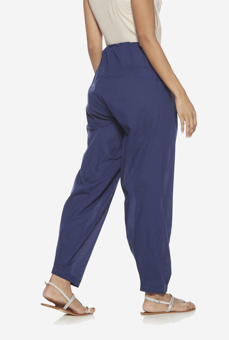 Utsa Navy Solid Salwar