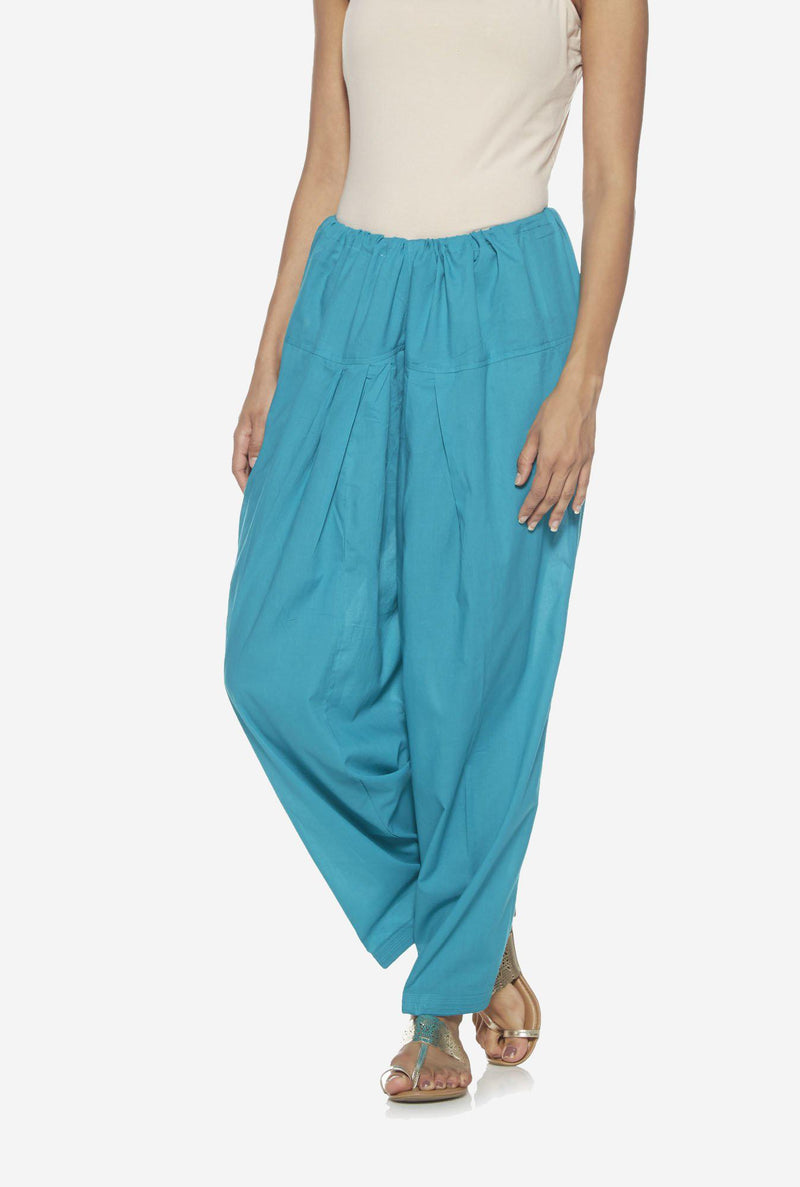 Utsa Sea Green Solid Salwar