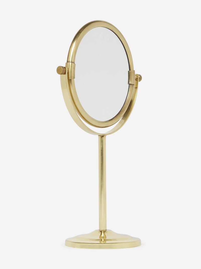 Westside Home Gold Pedestal Mirror