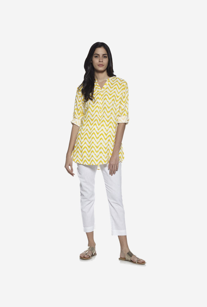 Utsa White Ethnic Pants