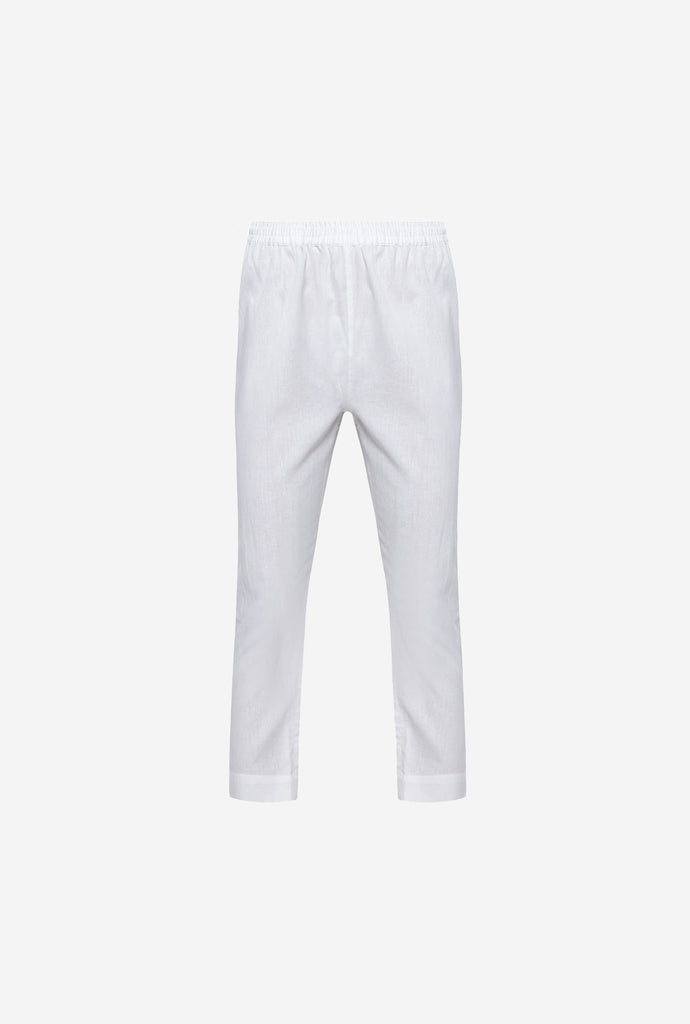 Utsa White Ethnic Pants
