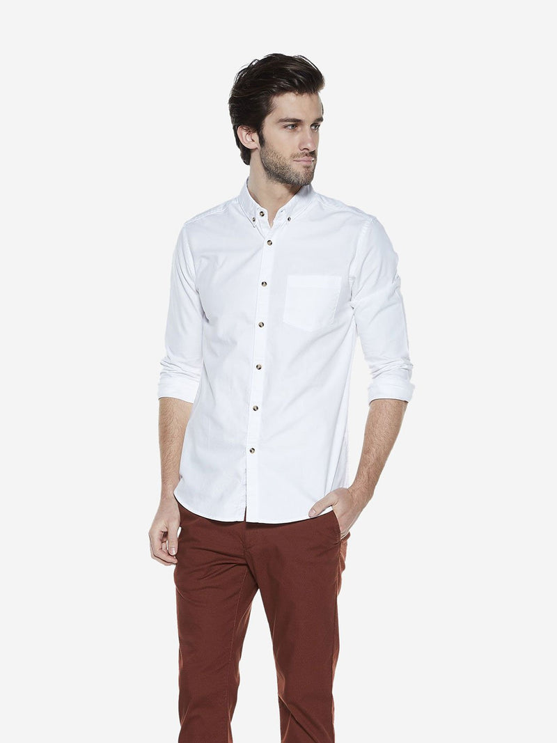 Westsport White Tailored Fit Shirt
