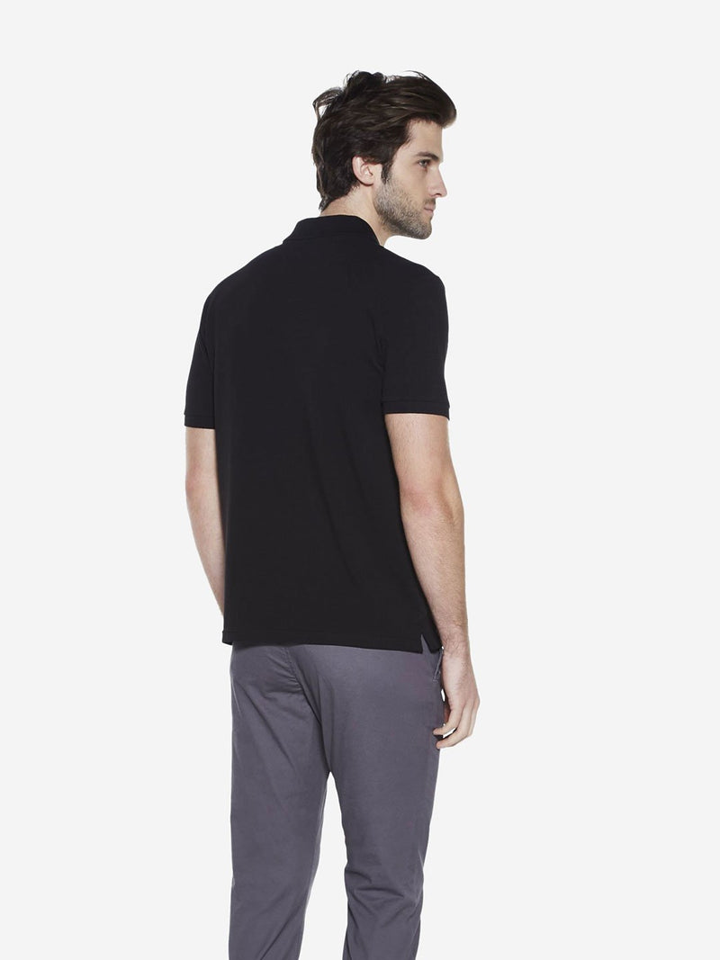Westsport Black Slim Fit Polo T-Shirt