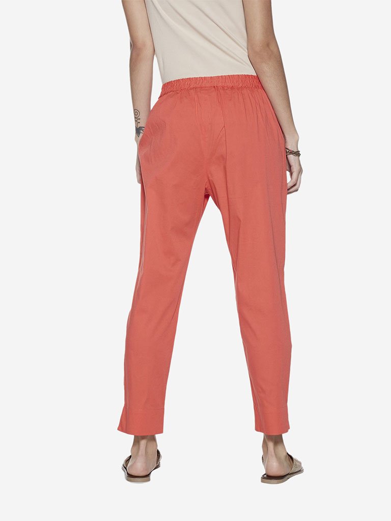 Utsa Coral Pencil-Fit Ethnic Pants