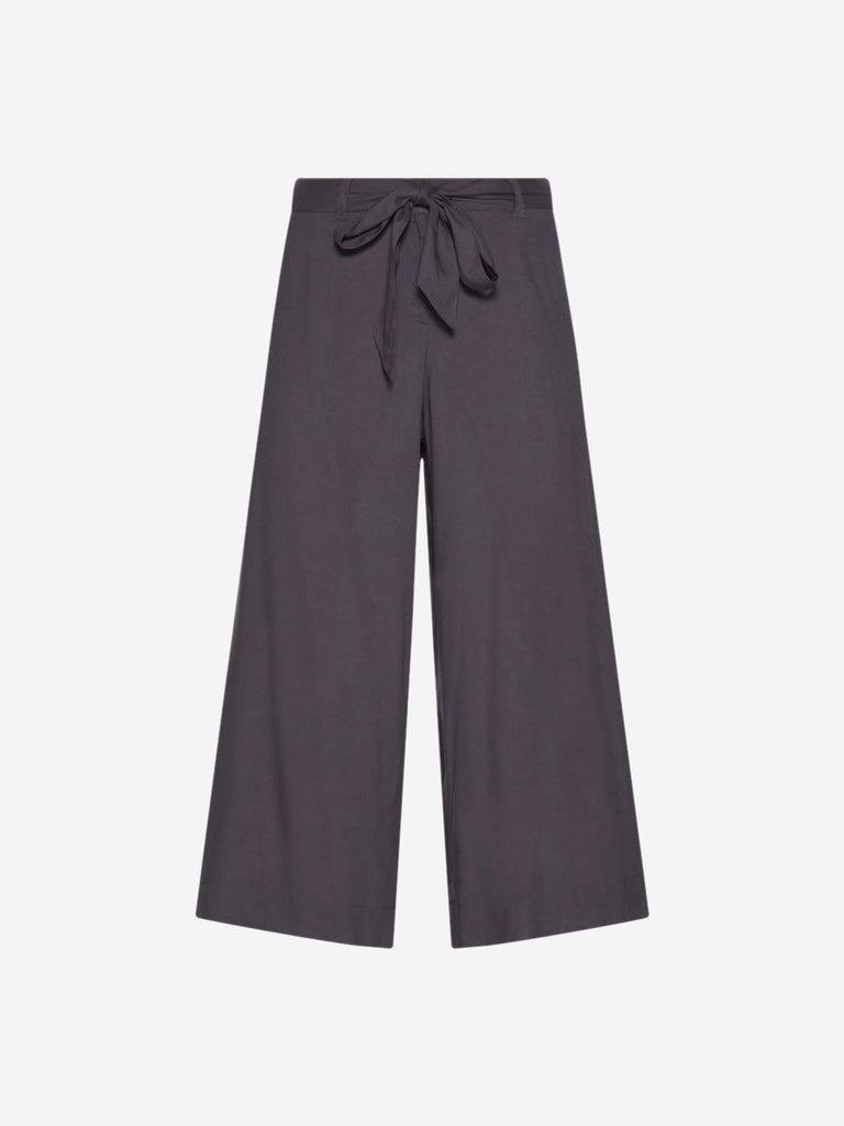 Bombay Paisley Charcoal Palazzos With Belt