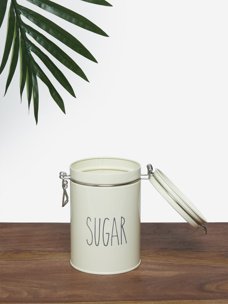 Westside Home Off-White Sugar Canister