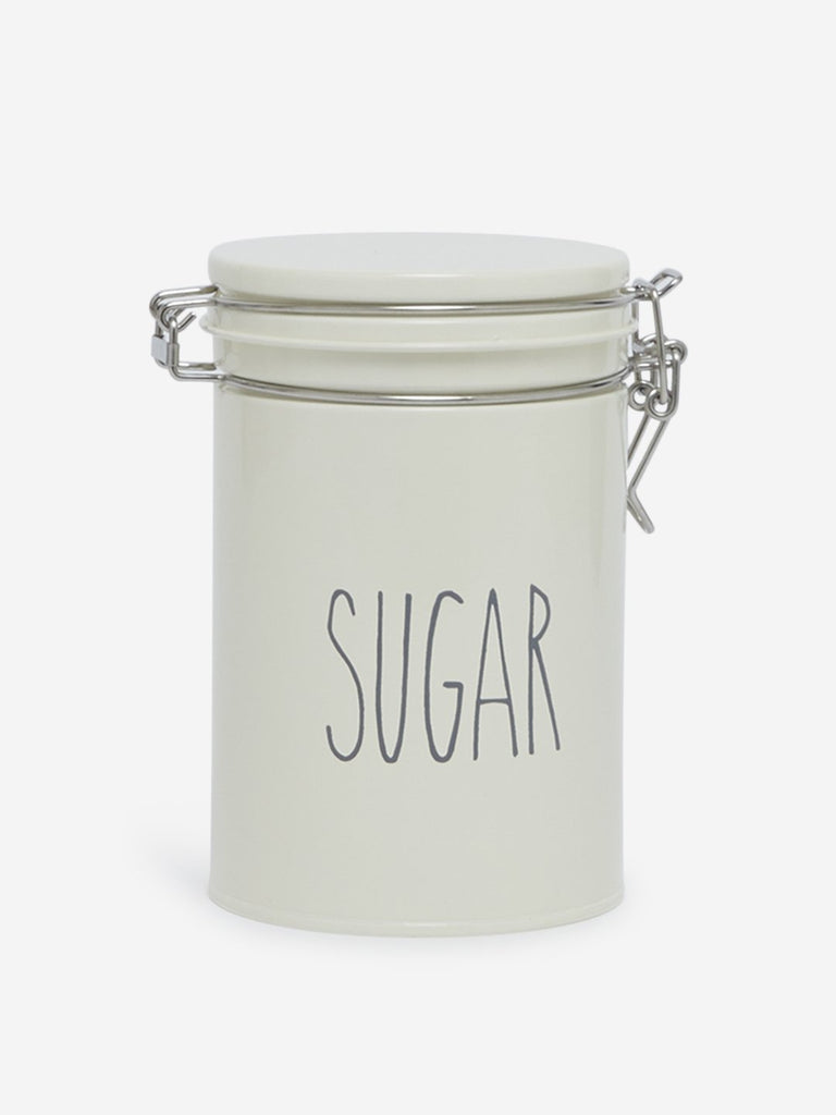 Westside Home Off-White Sugar Canister