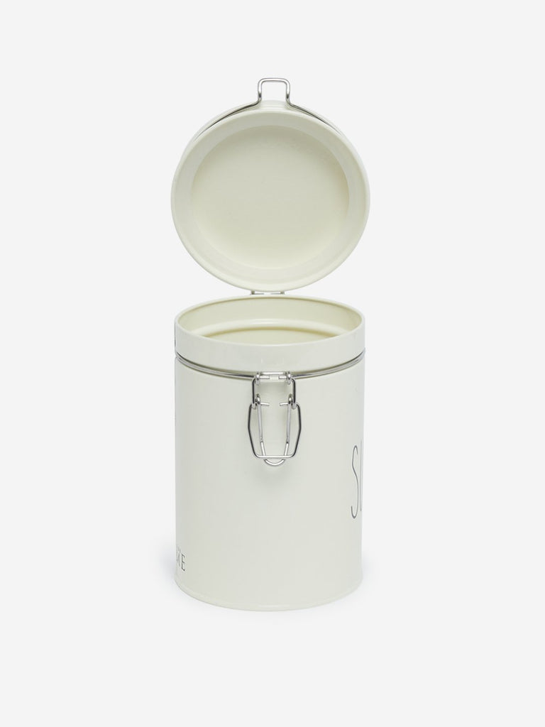 Westside Home Off-White Sugar Canister