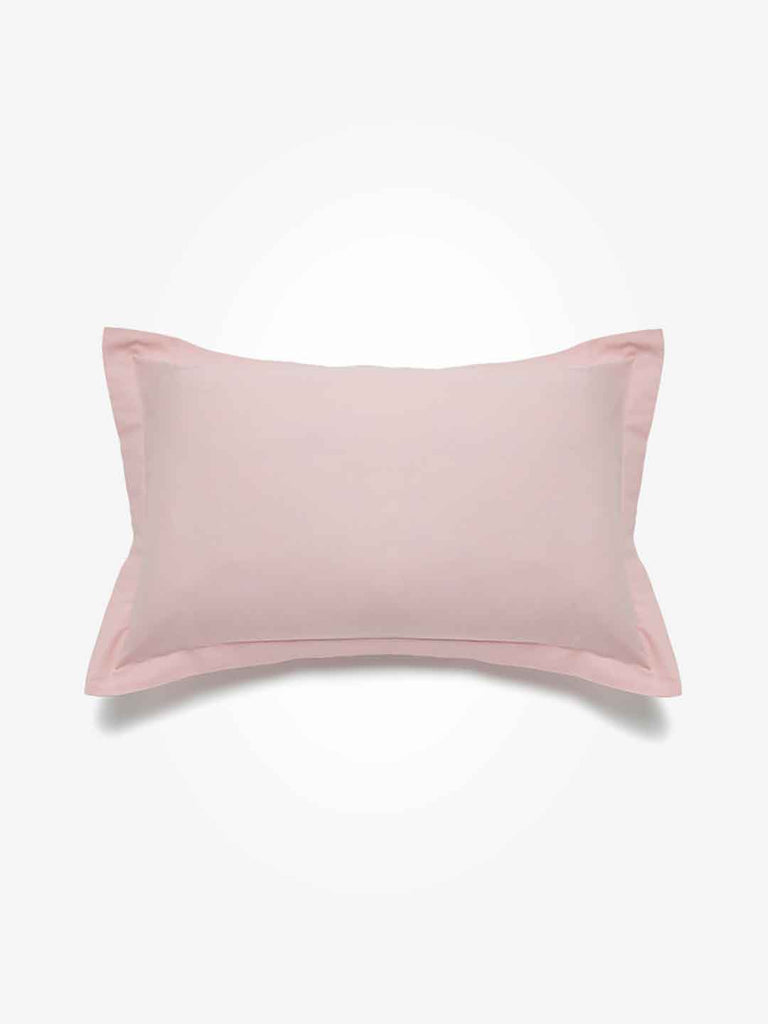 Westside Home Light Pink 144 Thread Count Set of Two Pillowcases