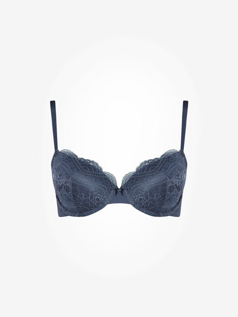 Wunderlove Dark Grey Lace Sunshine Bra