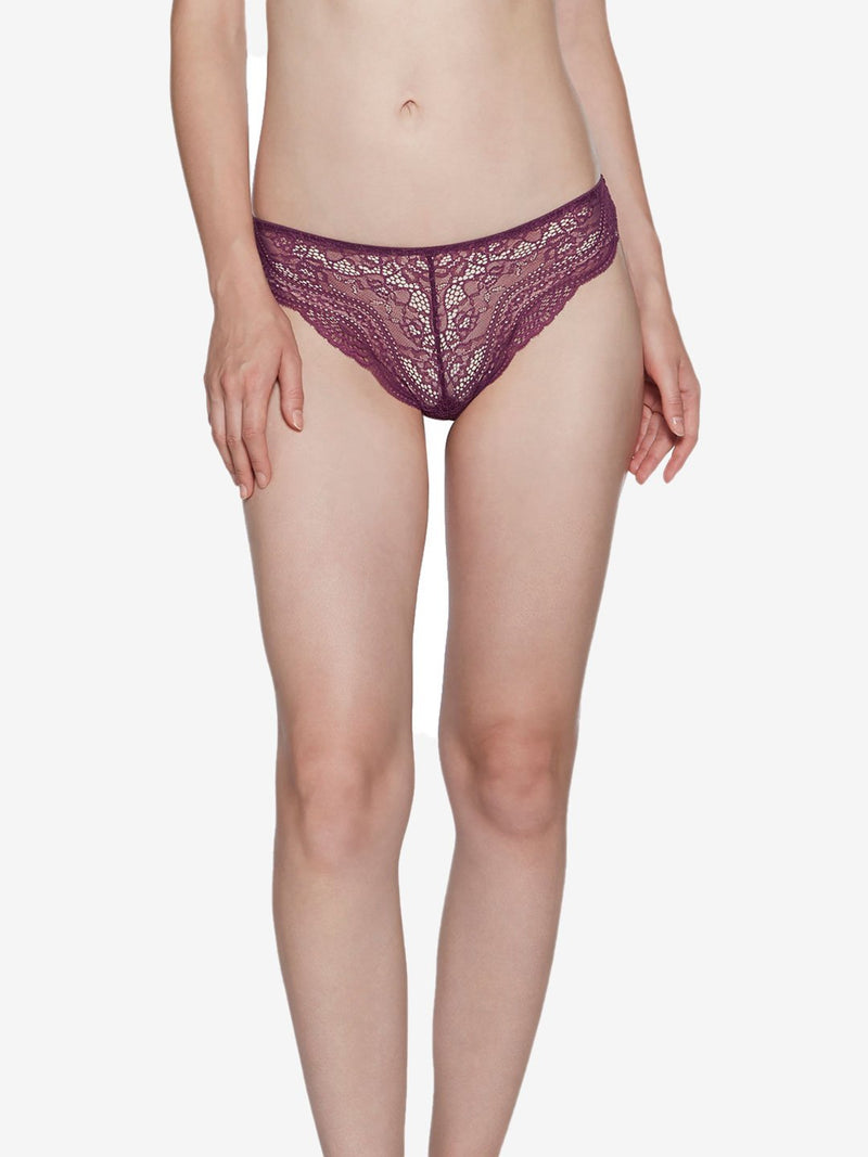 Wunderlove Burgundy Sunshine Brazilian Briefs