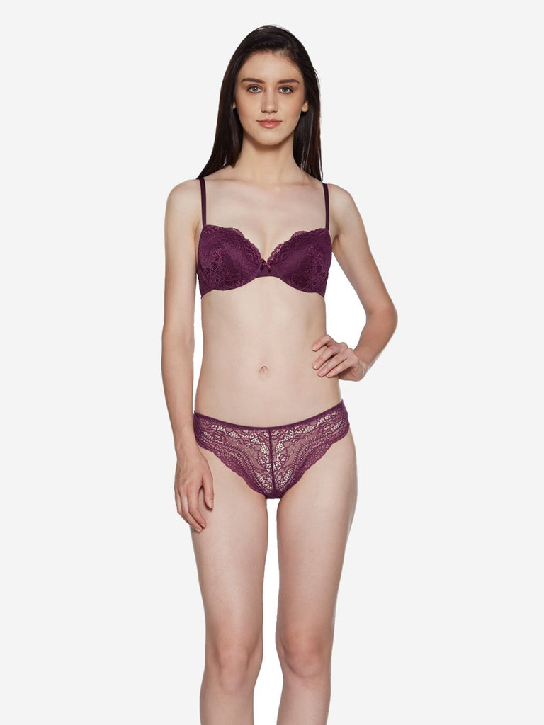 Wunderlove Burgundy Sunshine Brazilian Briefs