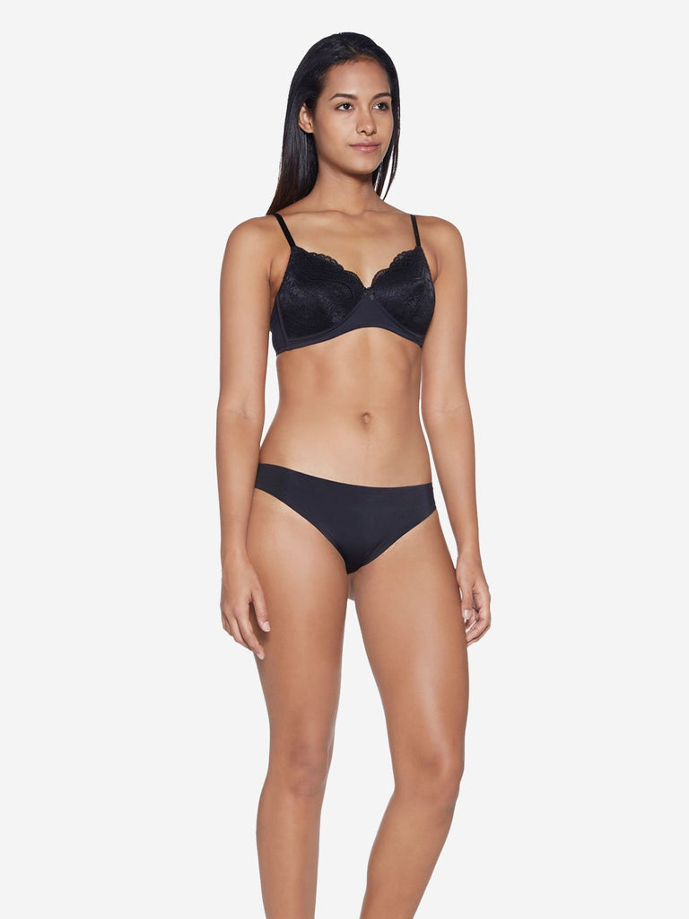 Wunderlove Black Meghan Luxury Invisible Briefs