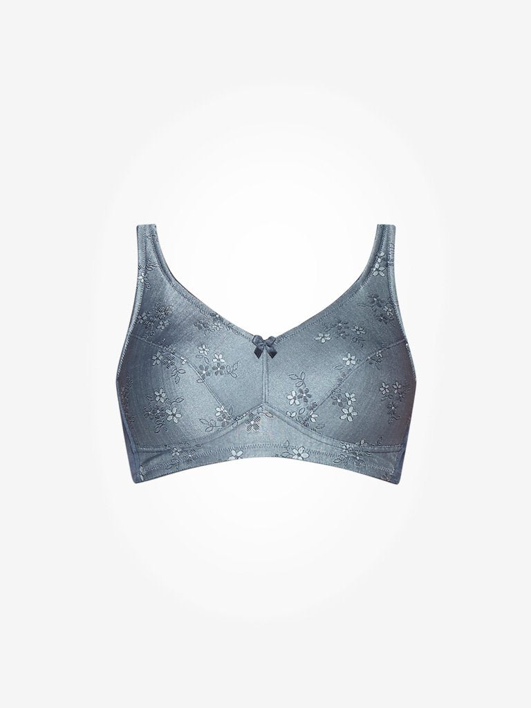 Wunderlove Dark Grey Padded Comfort Bra
