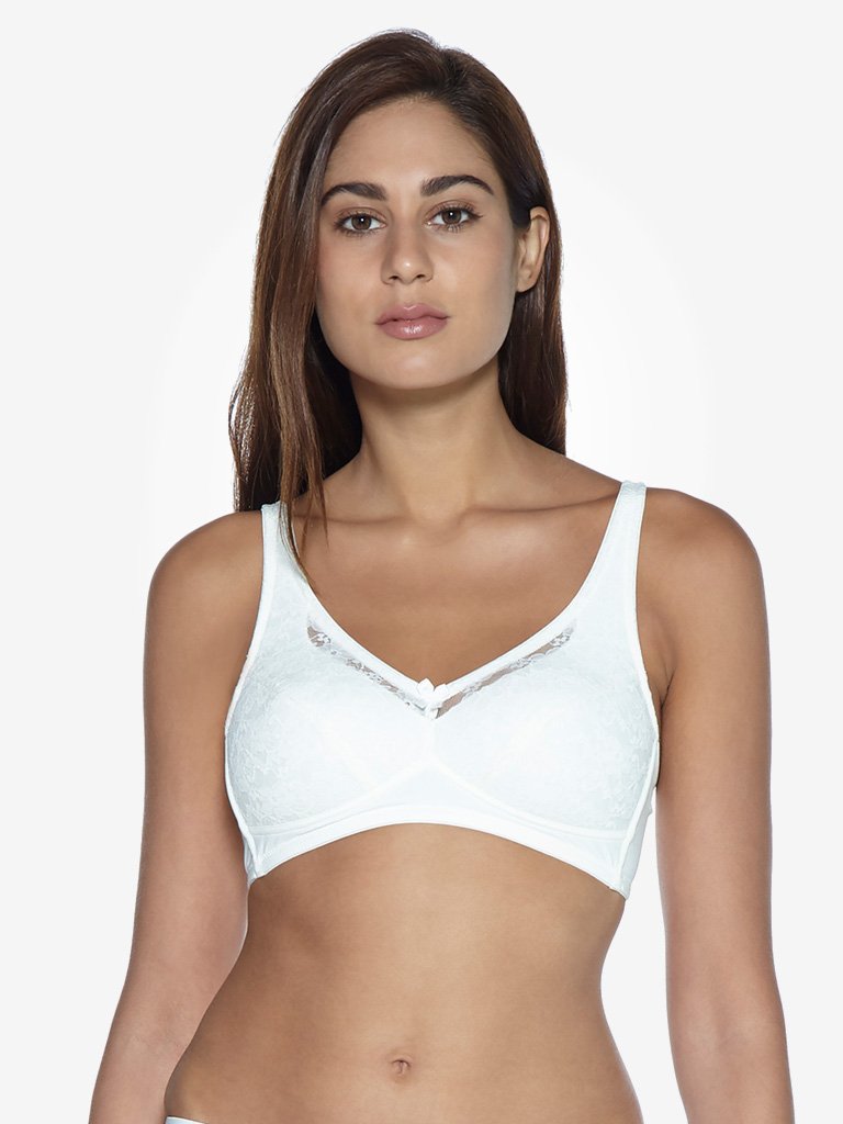 Wunderlove White Padded Comfort Lace Bra