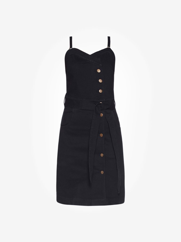 Nuon Black Libra Denim Dress