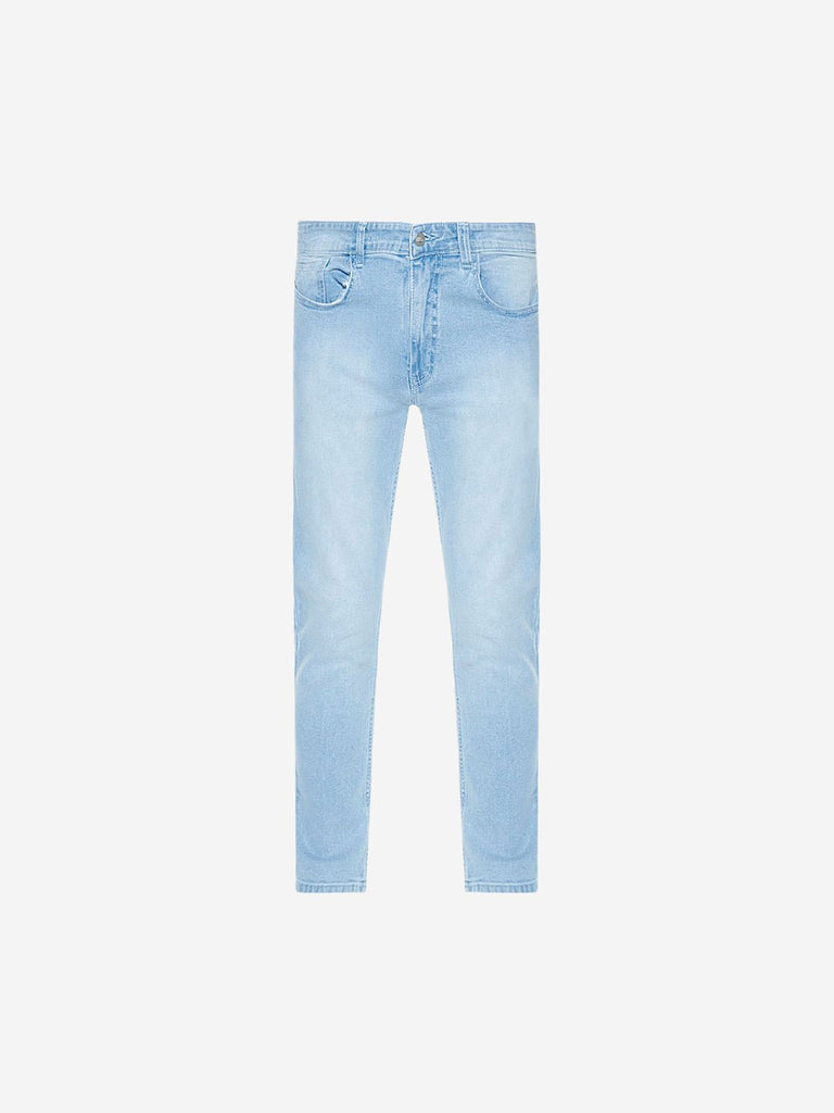 Nuon Light Blue Carrot Fit Rodeo Jeans