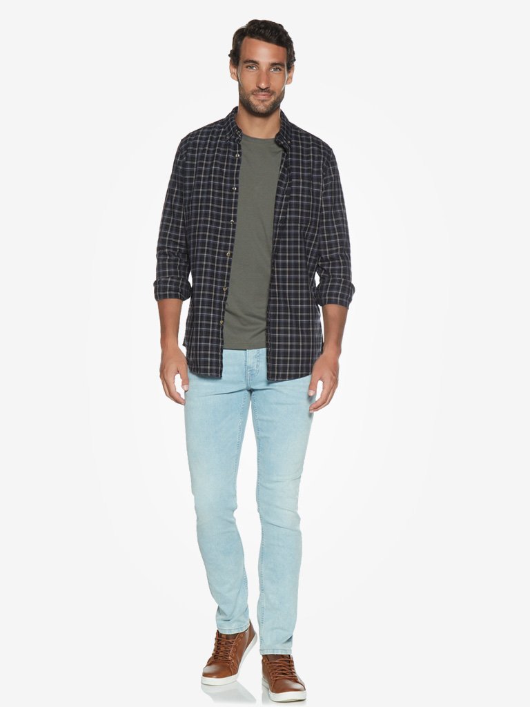 Westsport Olive Slim Fit Crewneck T-Shirt