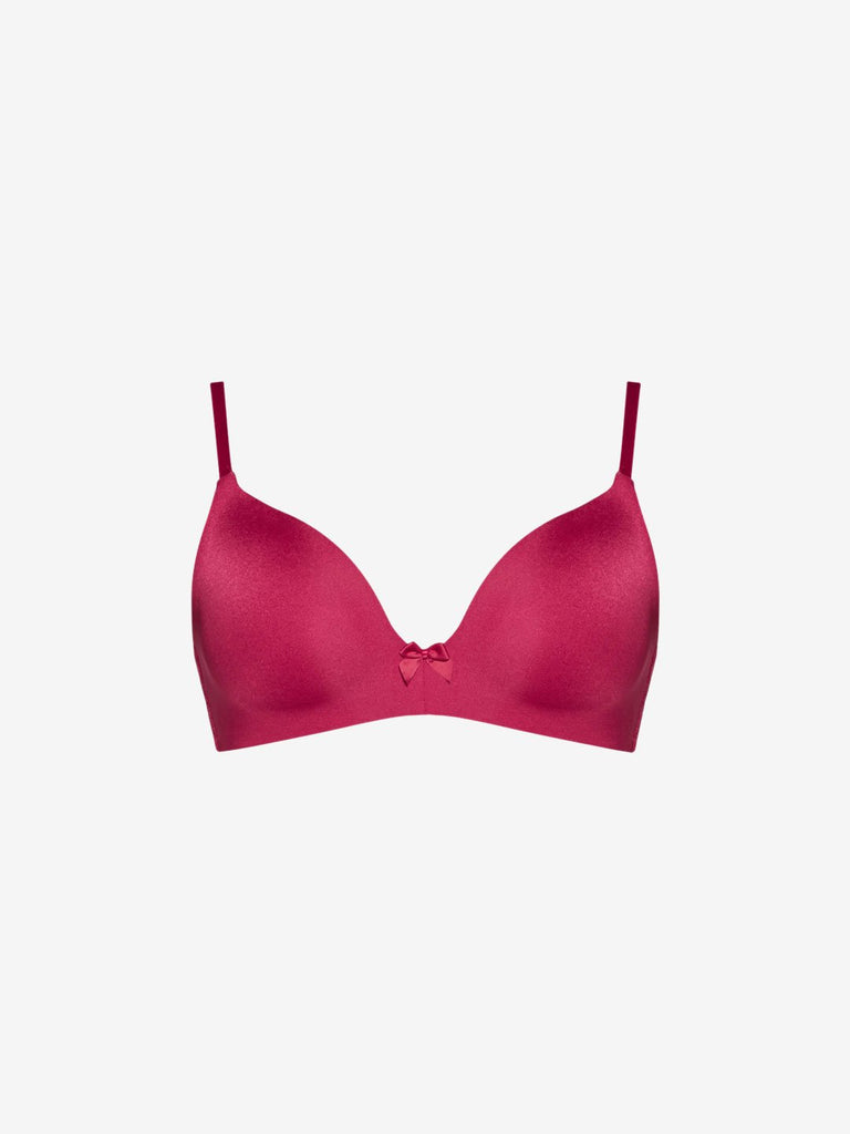 Wunderlove Dark Red Non-Wired Bra