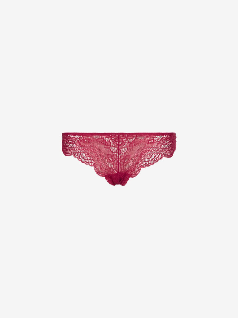 Wunderlove Dark Red Sunshine Brazilian Briefs