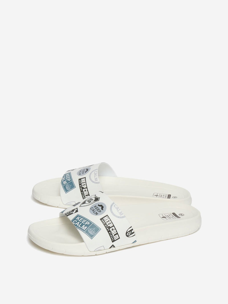 SOLEPLAY White Graffiti Pool Slides