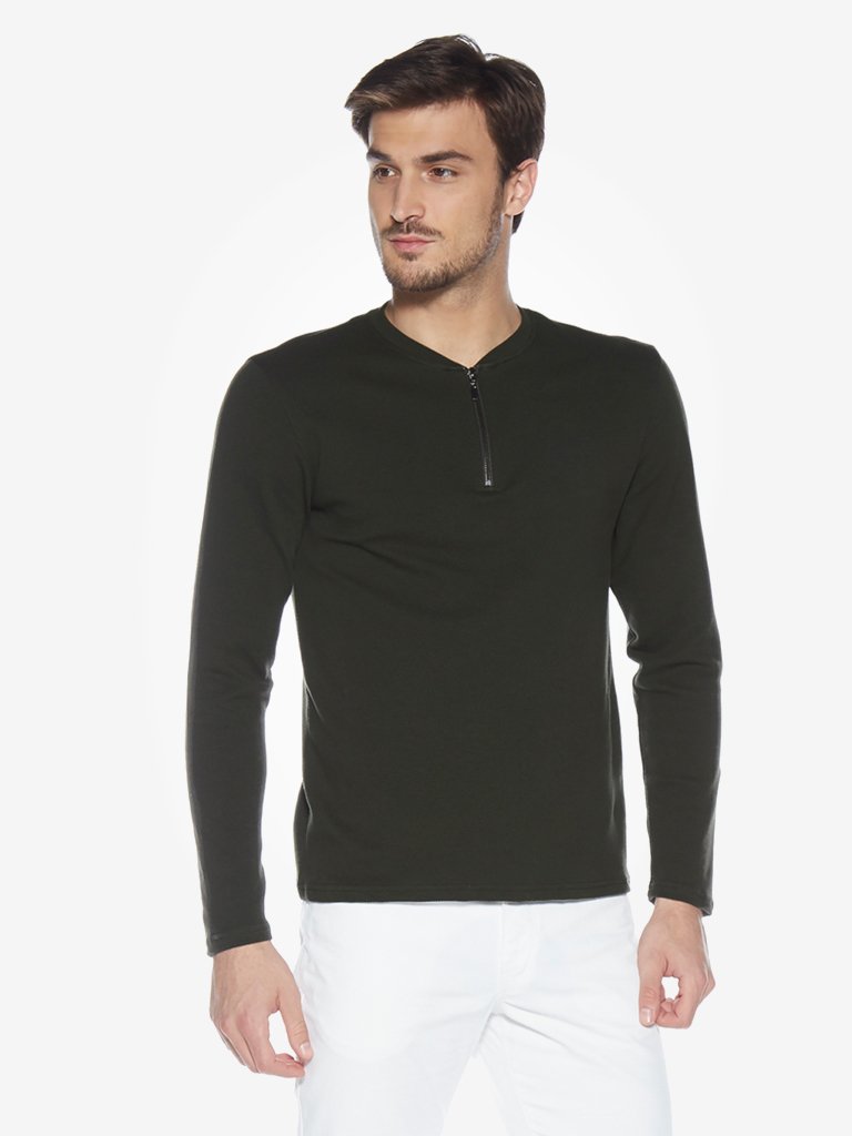 Ascot Olive Slim-Fit T-Shirt