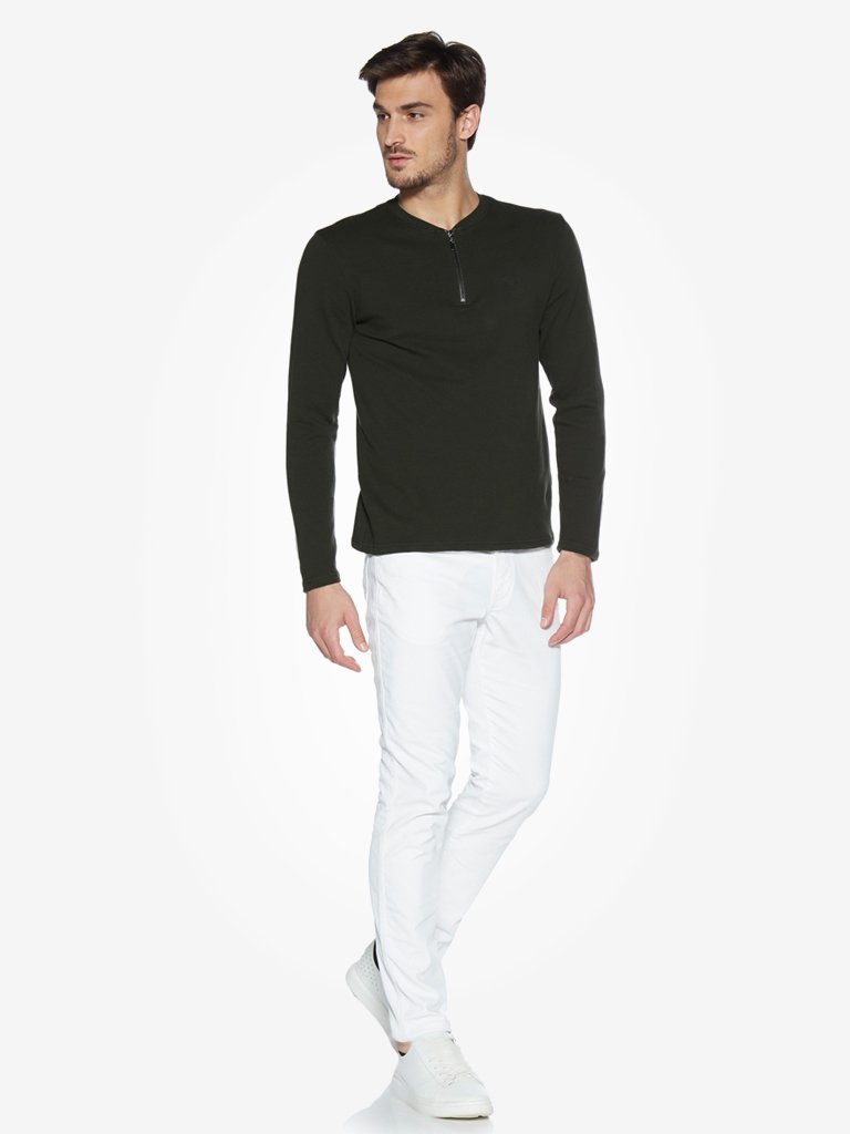 Ascot Olive Slim-Fit T-Shirt