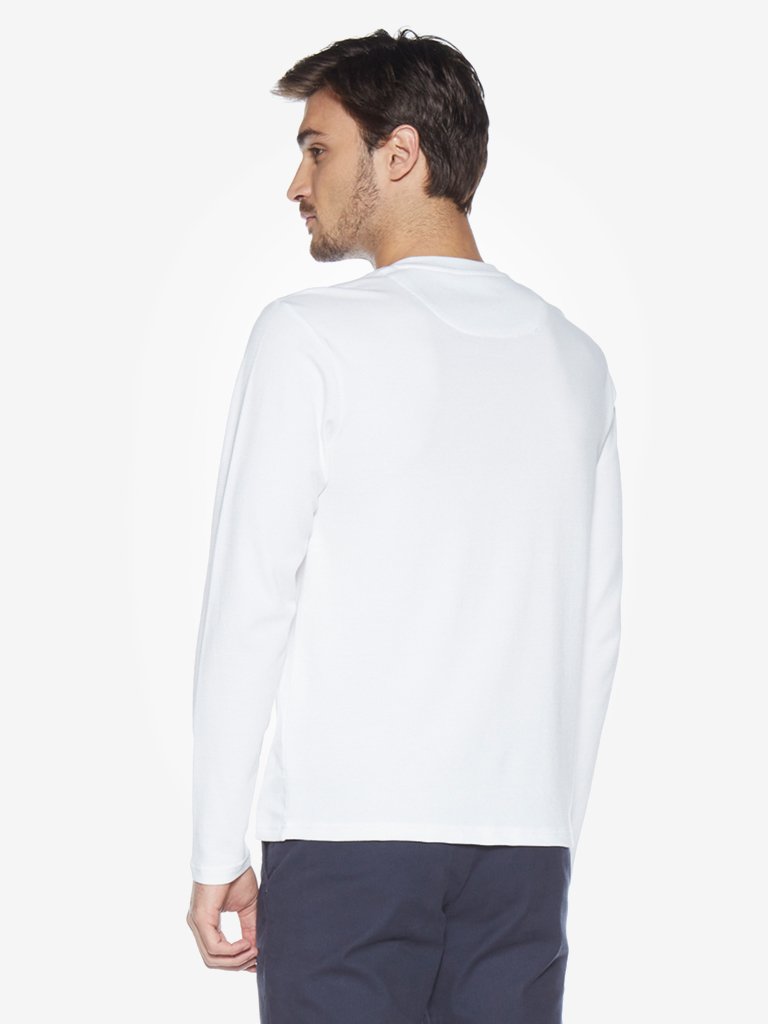 Ascot White Slim-Fit T-Shirt