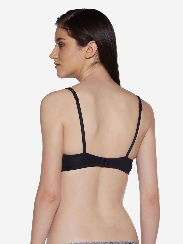 Wunderlove Black Padded Bandeau Bra