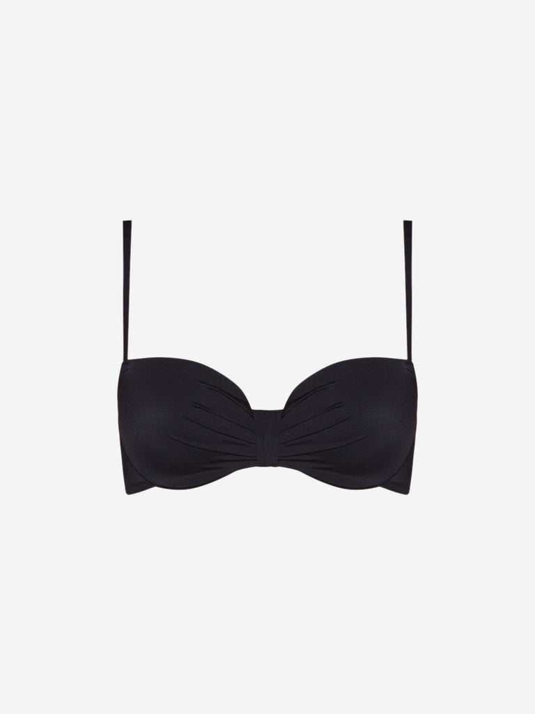 Wunderlove Black Padded Bandeau Bra