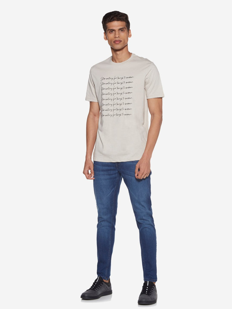 Nuon Blue Carrot Fit Cropped Rodeo Jeans