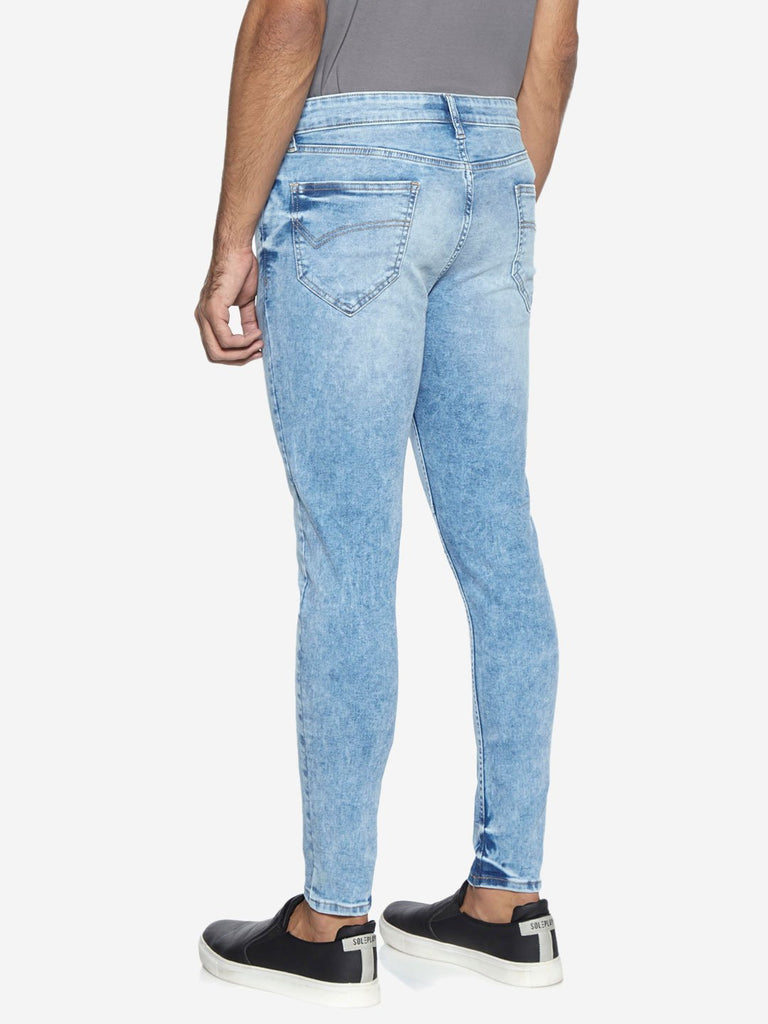 Nuon Nuo Flex Light Blue Carrot Fit Rodeo Jeans