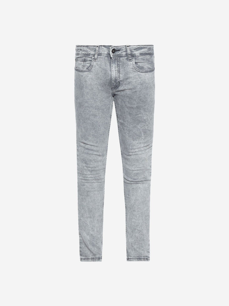 Nuon Nuo Flex Light Grey Skinny Fit Rocker Jeans
