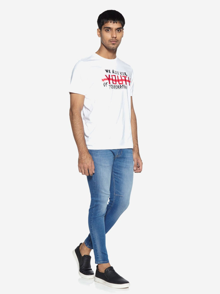 Nuon Nuo Flex Blue Carrot Fit Rodeo Jeans