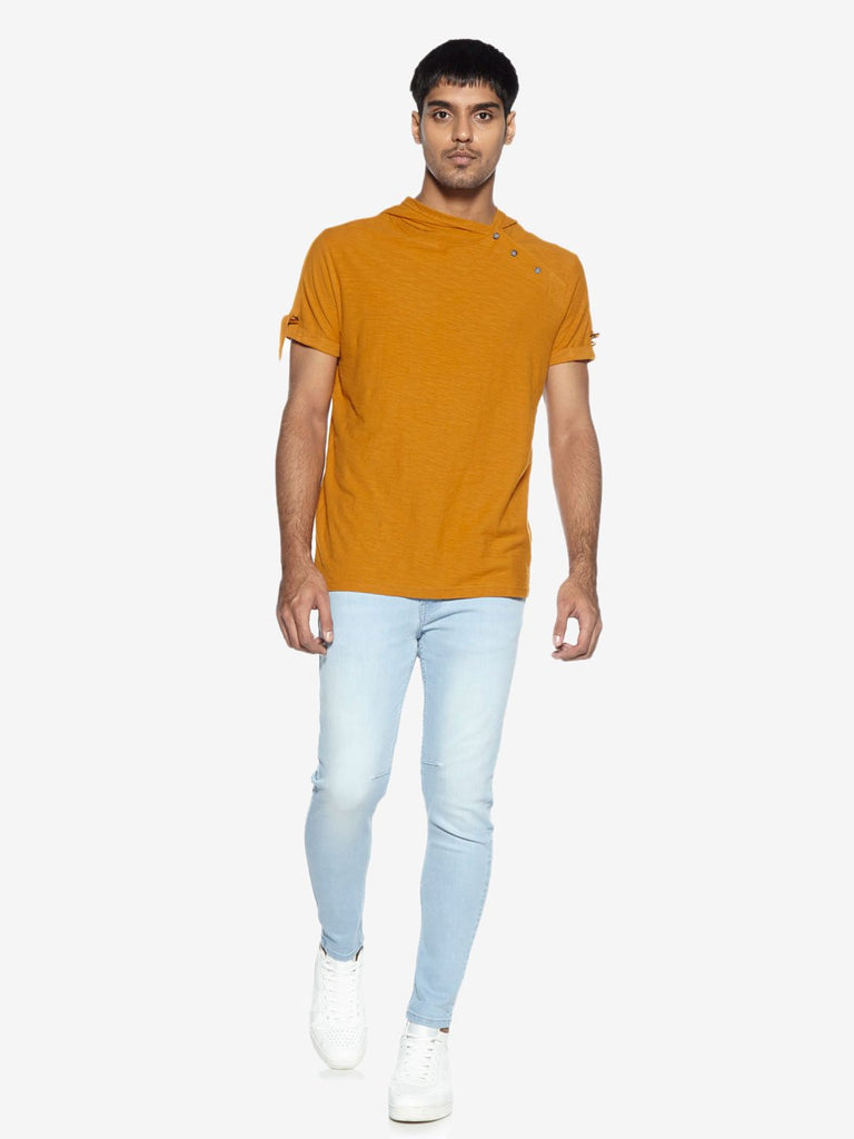 Nuon Nuo Flex Bleach Blue Carrot Fit Rodeo Jeans