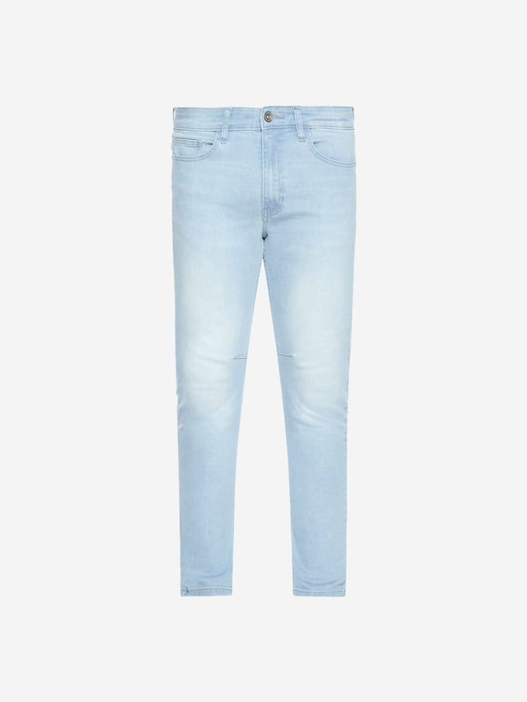 Nuon Nuo Flex Bleach Blue Carrot Fit Rodeo Jeans