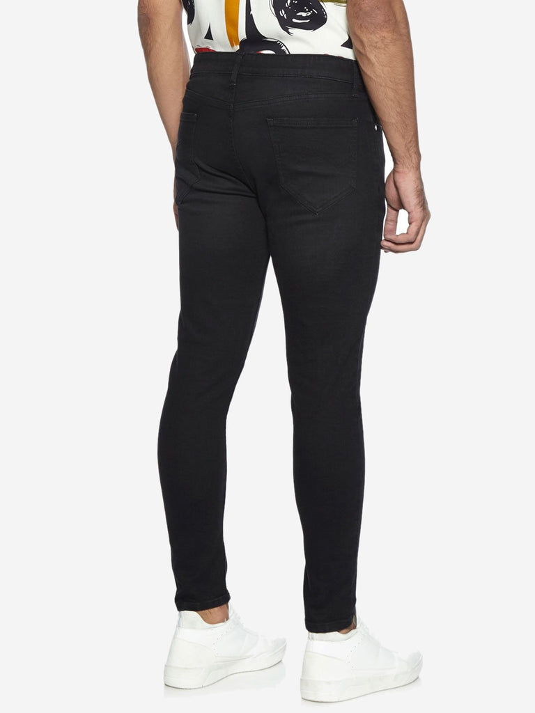 Nuon Nuo Flex Black Carrot Fit Rodeo Jeans