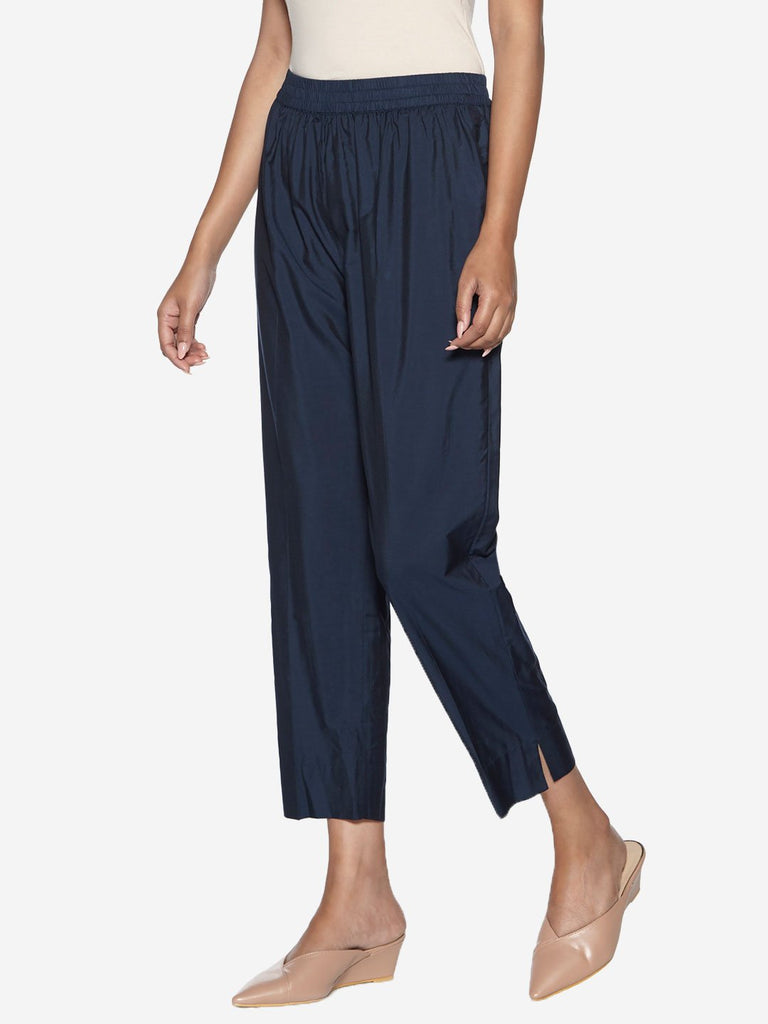 Utsa Indigo Pencil Fit Ethnic Pants