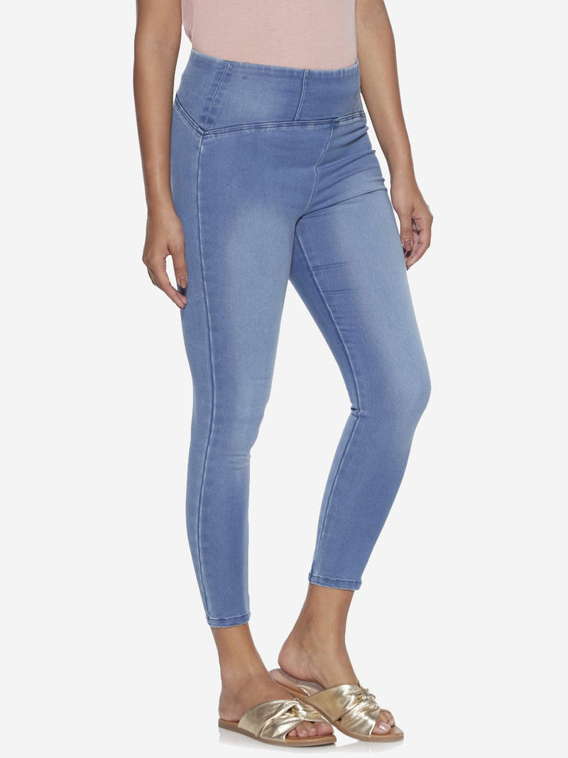 LOV Medium Blue Cropped Jeans