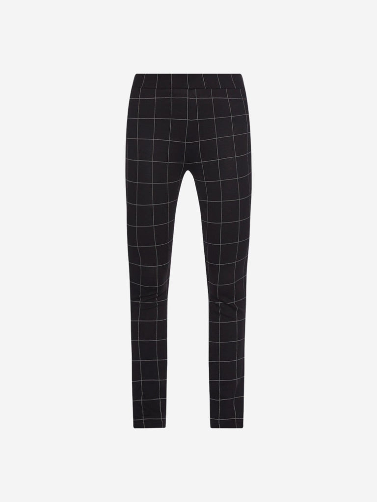 Wardrobe Black Checked Athena Trousers
