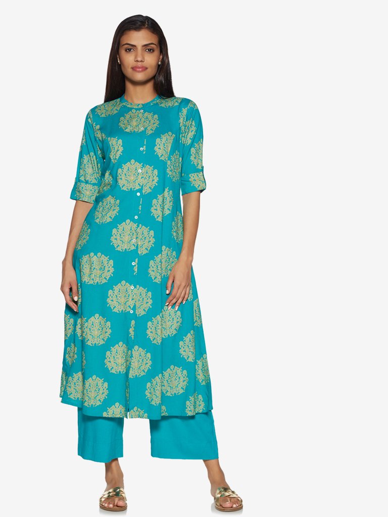 Utsa Turquoise Palazzos