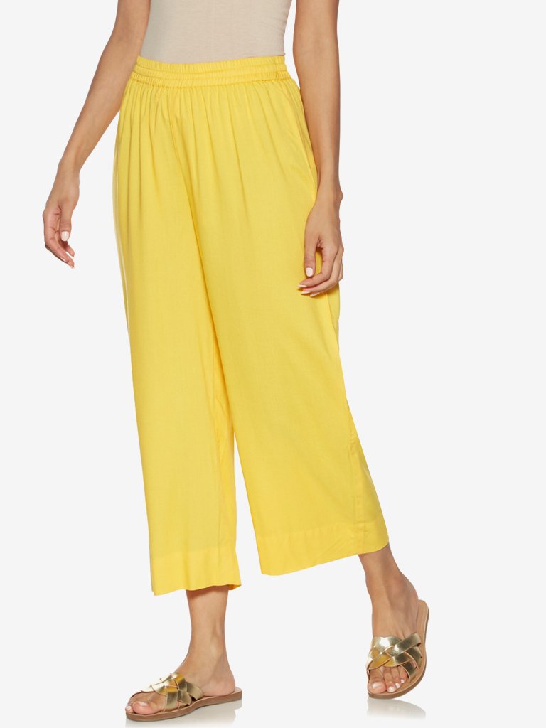 Utsa Yellow Palazzos