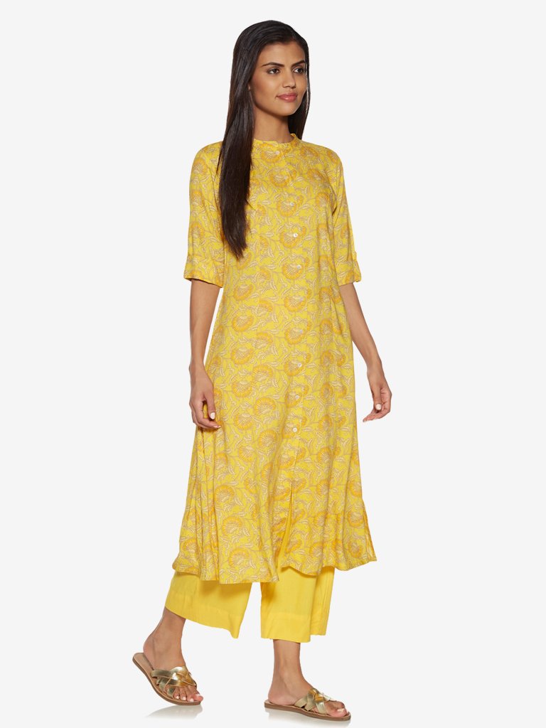 Utsa Yellow Palazzos