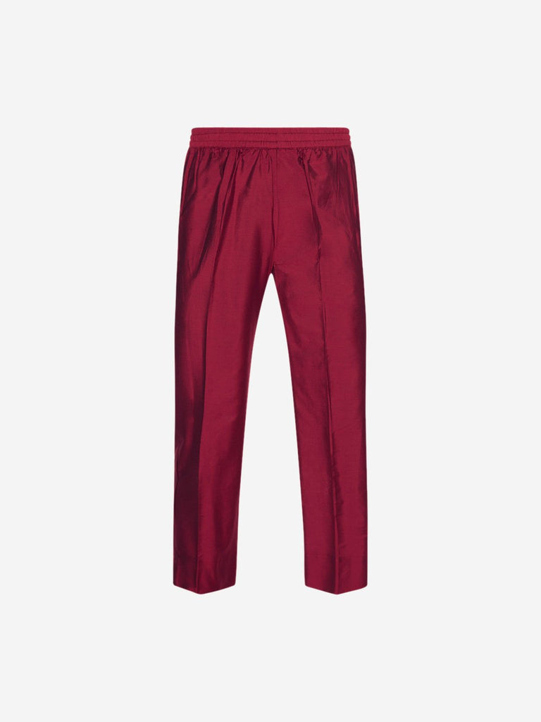Utsa Maroon Pencil Frame Ethnic Pants