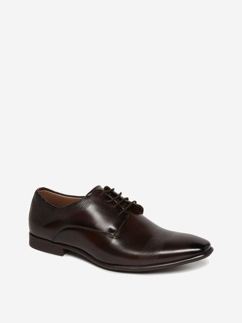 SOLEPLAY Brown Lace-Up Derby Shoes